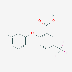 2-(3-Fluorophenyloxy)-5-trifluoromethylbenzoic acid