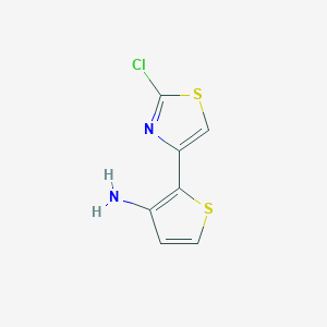 2-(2-Chlorothiazol-4-yl)thiophen-3-amine