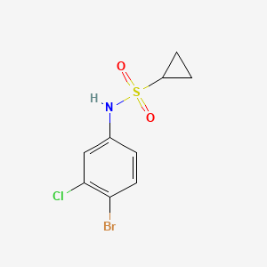 N-(4-bromo-3-chlorophenyl)cyclopropanesulfonamide