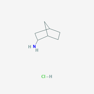 molecular formula C7H14ClN B083092 Bicyclo[2.2.1]heptan-2-amine hydrochloride CAS No. 14370-45-7