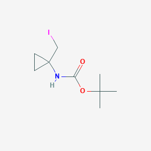 molecular formula C9H16INO2 B8309553 N-Boc-1-(iodomethyl)cyclopropanamine 