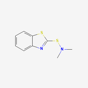 molecular formula C9H10N2S2 B8309581 2-N,N-dimethylbenzothiazole-sulphenamide 
