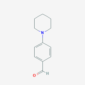 molecular formula C12H15NO B083096 4-(哌啶-1-基)苯甲醛 CAS No. 10338-57-5