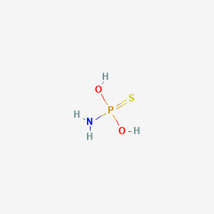 molecular formula H4NO2PS B083097 Phosphoramidothioic acid CAS No. 13847-10-4