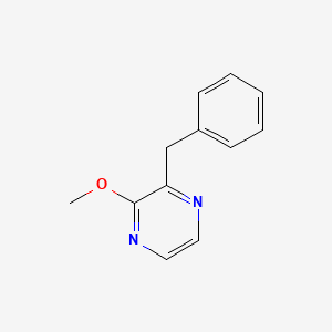 molecular formula C12H12N2O B8309717 2-Benzyl-3-methoxypyrazine 