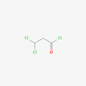 molecular formula C3H3Cl3O B8309849 3,3-dichloropropanoyl chloride 