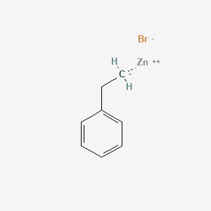 molecular formula C8H9BrZn B8309920 Phenylethylzinc bromide 