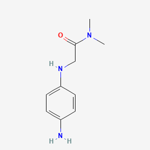 molecular formula C10H15N3O B8310137 N-(dimethylcarbamoylmethyl)-p-phenylenediamine 
