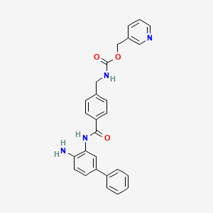 molecular formula C27H24N4O3 B8310385 MRLB-223 