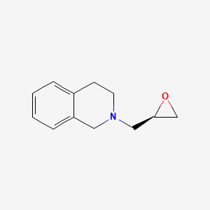 molecular formula C12H15NO B8310437 2-[[(2R)-oxiran-2-yl]methyl]-3,4-dihydro-1H-isoquinoline 