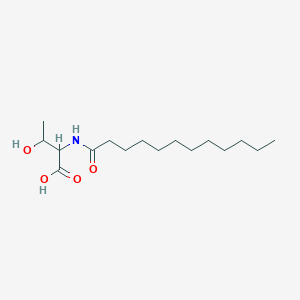 molecular formula C16H31NO4 B8310556 2-Dodecanoylamino-3-hydroxybutanoic acid 