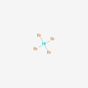 molecular formula HfBr4<br>Br4Hf B083106 Hafnium tetrabromide CAS No. 13777-22-5