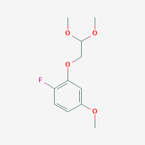 2-(2,2-Dimethoxyethoxy)-1-fluoro-4-methoxybenzene