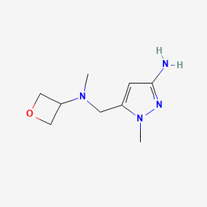 1-Methyl-5-((methyl(oxetan-3-yl)amino)methyl)-1H-pyrazol-3-amine