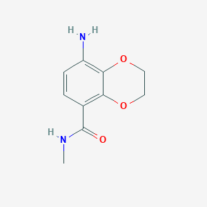 8-amino-N-methyl-2,3-dihydrobenzo[b][1,4]dioxine-5-carboxamide