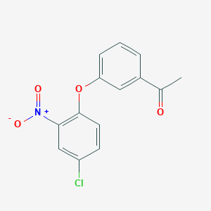 1-[3-(4-Chloro-2-nitro-phenoxy)-phenyl]-ethanone