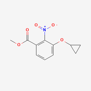 Methyl 3-cyclopropoxy-2-nitrobenzoate