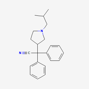 (1-Isobutyl-3-pyrrolidinyl)(diphenyl)acetonitrile