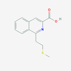 1-(2-Methylsulfanyl-ethyl)-isoquinoline-3-carboxylic acid