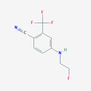 4-[(2-Fluoroethyl)amino]-2-(trifluoromethyl)benzonitrile