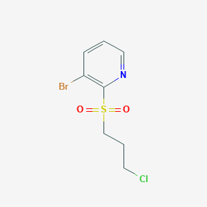 3-Bromo-2-((chloropropyl)sulfonyl)pyridine