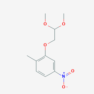 2-(2,2-Dimethoxyethoxy)-1-methyl-4-nitrobenzene
