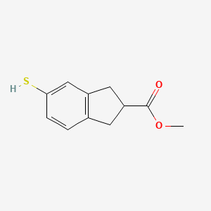 5-Mercapto-Indan-2-Carboxylic Acid Methyl Ester