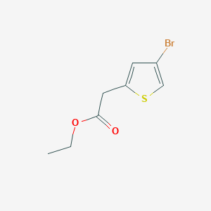molecular formula C8H9BrO2S B8310704 Ethyl 4-bromo-2-thiopheneacetate CAS No. 222554-12-3