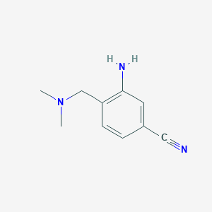 3-Amino-4-((dimethylamino)methyl)benzonitrile