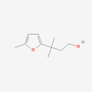 3-Methyl-3-(5-methyl-furan-2-yl)-butan-1-ol