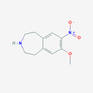 7-Methoxy-8-nitro-2,3,4,5-tetrahydro-1H-benzo[d]azepine