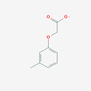 molecular formula C9H9O3- B8310888 3-Methylphenoxyacetate 