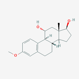 molecular formula C19H26O3 B083109 Estra-1,3,5(10)-triene-11,17-diol, 3-methoxy-, (11alpha,17beta)- CAS No. 10516-35-5