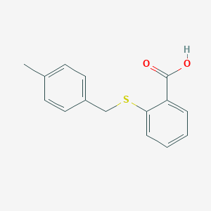 2-((4-Methylbenzyl)thio)benzoic acid