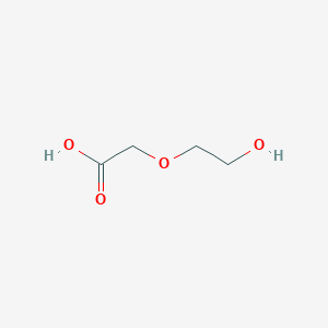 molecular formula C4H8O4 B083110 (2-羟乙氧基)乙酸 CAS No. 13382-47-3