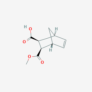 molecular formula C10H12O4 B8311046 (1S,2S,3R,4R)-3-(Methoxycarbonyl)bicyclo[2.2.1]hept-5-ene-2-carboxylic acid 
