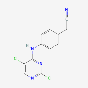 [4-(2,5-Dichloro-pyrimidin-4-ylamino)-phenyl]-acetonitrile