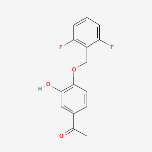 3'-Hydroxy-4'-(2,6-difluorobenzyloxy)-acetophenone