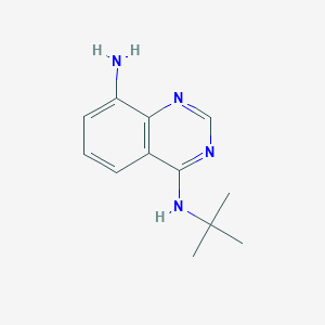 N4-(tert-butyl)quinazoline-4,8-diamine