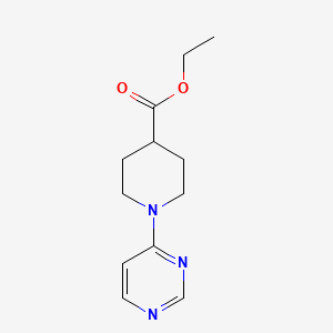 1-(4-Pyrimidinyl)-4-(ethoxycarbonyl)piperidine