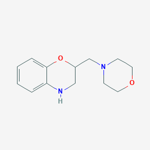 racemic 2-(4-morpholinylmethyl)-3,4-dihydro-2H-1,4-benzoxazine