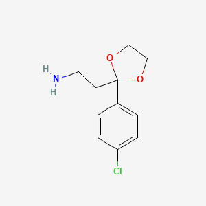 2-[2-(4-Chlorophenyl)-1,3-dioxolan-2-yl]ethylamine