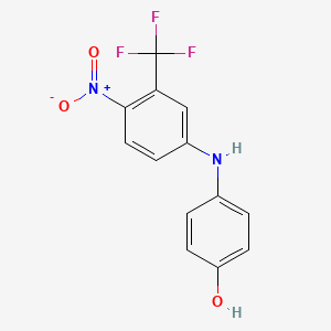 4-[[4-Nitro-3-(trifluoromethyl)phenyl]amino]phenol