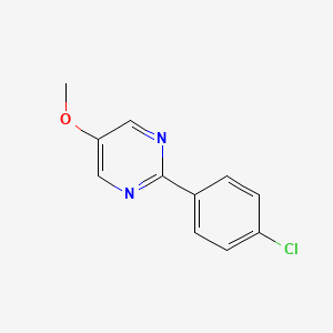 2-(4-Chloro-phenyl)-5-methoxy-pyrimidine