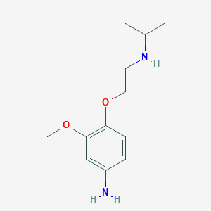 4-[2-(Isopropylamino)ethoxy]-3-methoxyaniline