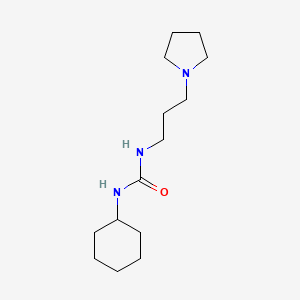 N-Cyclohexyl-N'-(1-pyrrolidinyl-3-propyl)urea