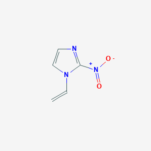 molecular formula C5H5N3O2 B8311898 2-Nitro-1-vinyl-imidazole 