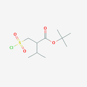 2-Chlorosulfonylmethyl-3-methyl-butyric acid tert-butyl ester