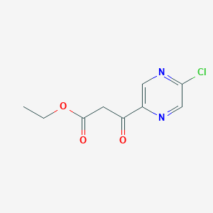 Ethyl 3-(5-chloropyrazin-2-yl)-3-oxopropanoate