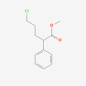 Methyl 5-chloro-2-phenylpentanoate